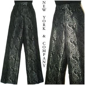 #38 NWOT New York & Co. Paisley Slacks