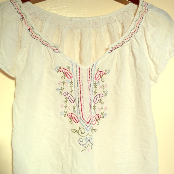Free People Boho peasant top