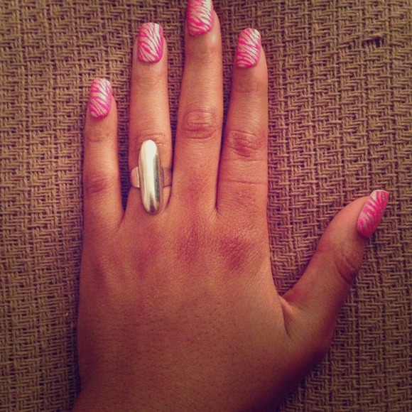 Sterling silver pointy ring