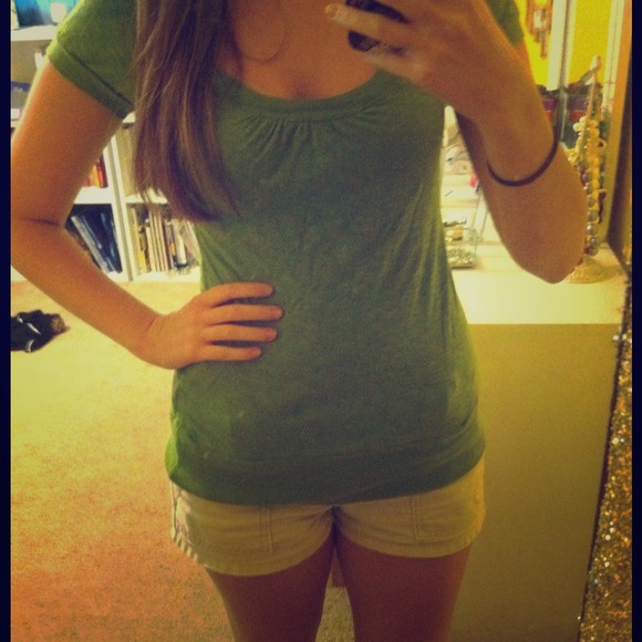 Green t-shirt
