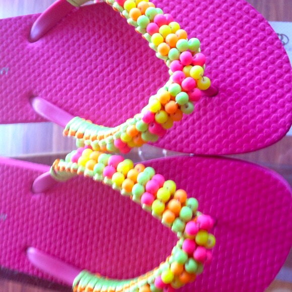 Color beaded sandals - Picture 1 of 2