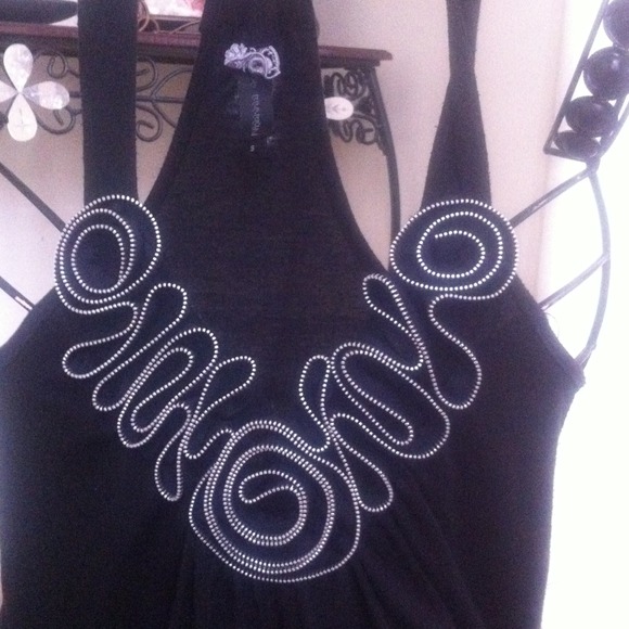 Black zipper edge top - Picture 2 of 3