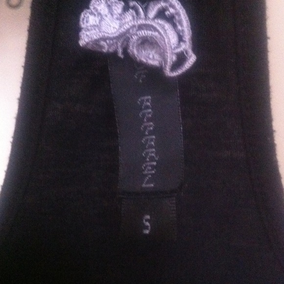 Black zipper edge top - Picture 3 of 3