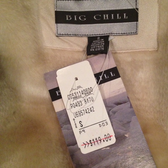 🎀GORGEOUS Cream Trench Coat By Big Chill - Picture 2 of 4