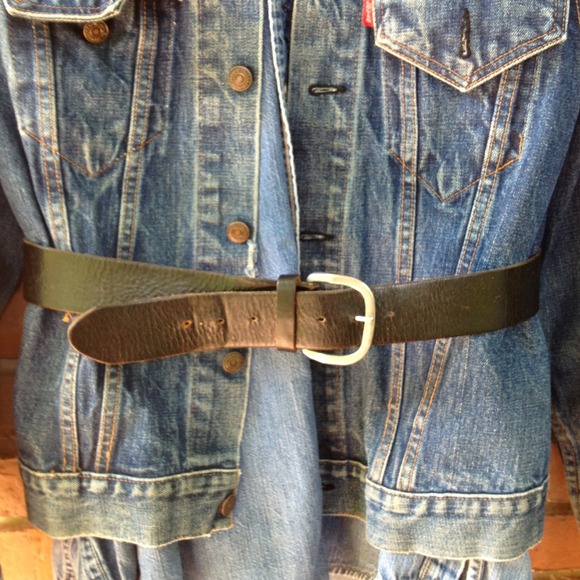 Classic oil tan leather belt!
