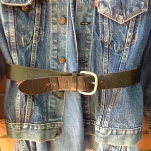 Classic oil tan leather belt!