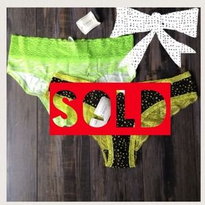 2 pairs small panties New With Tags