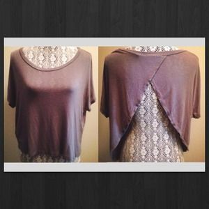 Urban Outfitters stretchy open-back crop top