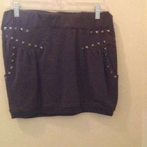 Studded miniskirt