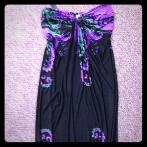 Long summer dress black