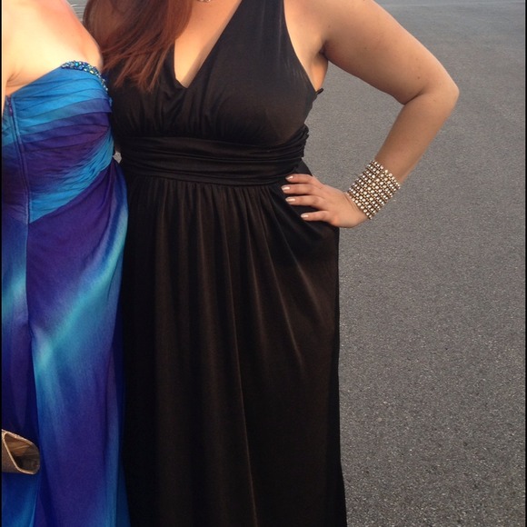 Long black formal dress