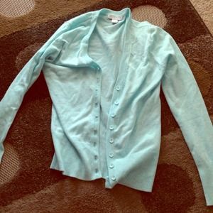 Baby blue cardigan