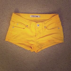 TRADED -- Yellow shorts