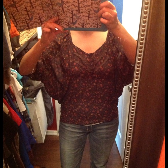 Bundled! Floral loose blouse - Picture 3 of 3