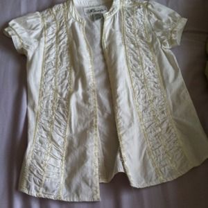 Off white button up. Branded! Perfect To style!