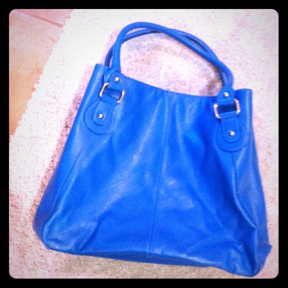 SOLD!!! Blue Leather H&M bag