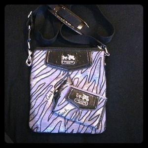 Coach cross body purse with matching wallet
