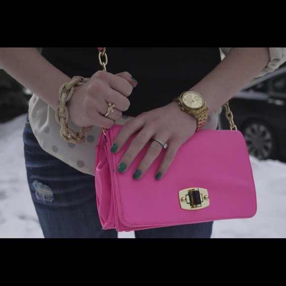 ❌SOLD❌Hot Pink Purse