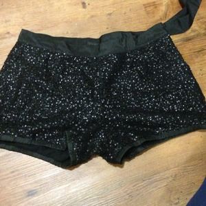 J Crew Sequined Shorts