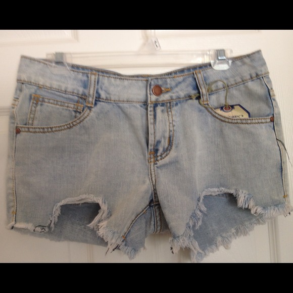 Denim shorts