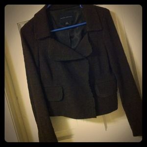 Banana republic tweed cropped jacket.