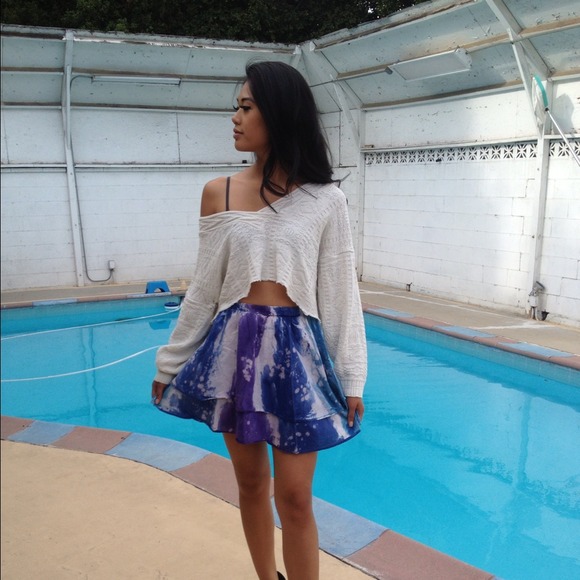 Sweater crop top