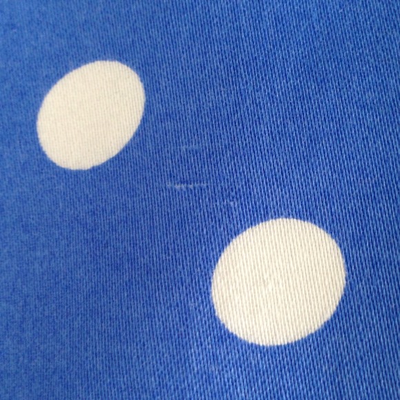 ♦♦♦SOLD IN A BUNDLE♦♦♦F21 Sky Blue Polka Dot Ankle - Picture 2 of 3