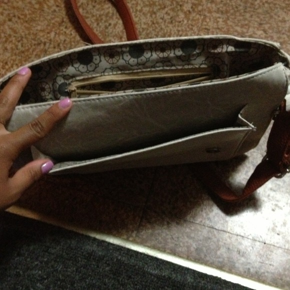 Brown, black and beige pocketbook - Picture 2 of 4