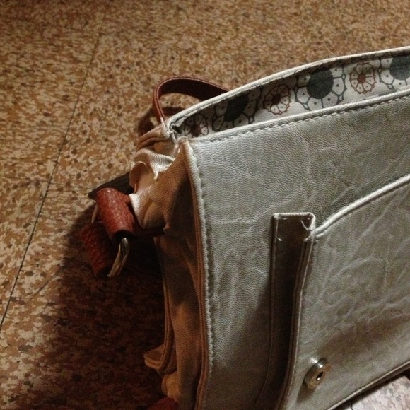 Brown, black and beige pocketbook - Picture 4 of 4