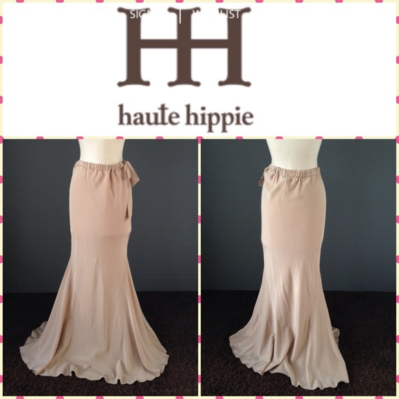 Haute Hippie silk skirt