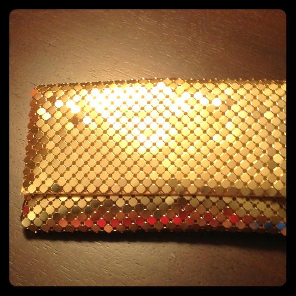 Gold purse/clutch