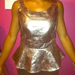 Charlotte Russe Peplum Tank Top