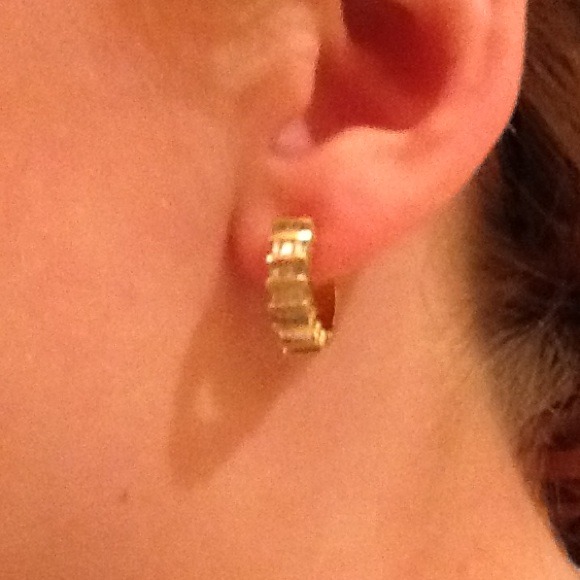 🔴SOLD🔴Diamond and gold earrings