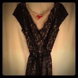 Gorgeous Black/Nude lace dress