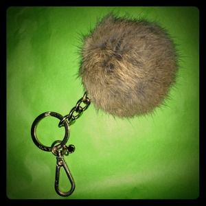 Authentic Michael Kors fur key chain