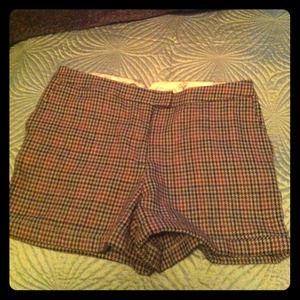 ☑️️SOLD-H&M houndstooth shorts
