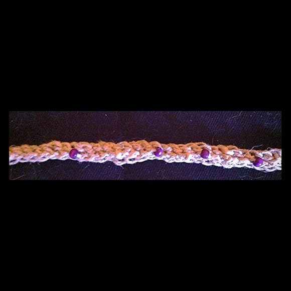 Beaded hemp bracelet