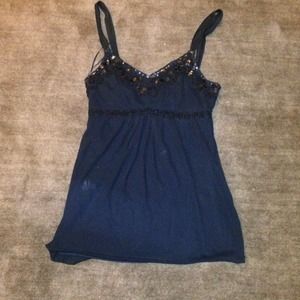 Black casual dress top