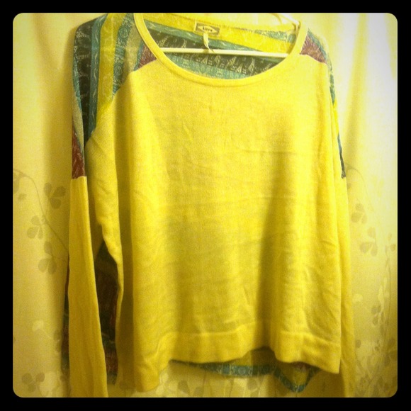 ❌❌sold❌❌Gorgeous sheer back sweater
