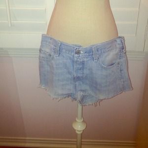 Light Wash Jean Shorts