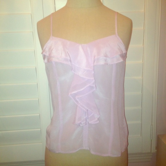Light Pink Ruffled Camisole