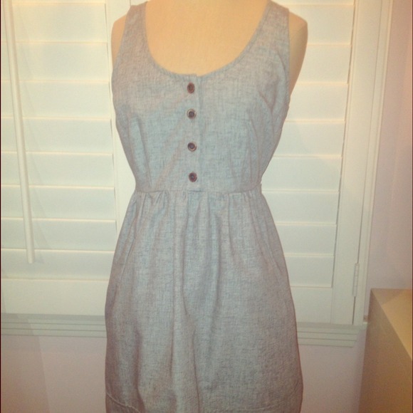 Light Gray High-waisted Dress