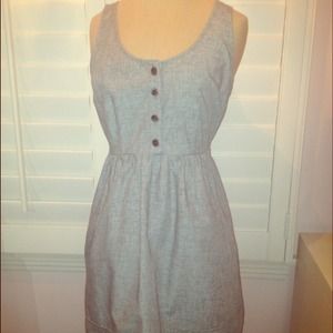 Light Gray High-waisted Dress