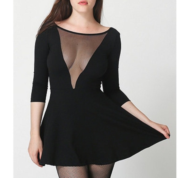 Black Ponte Gloria V Skater Dress