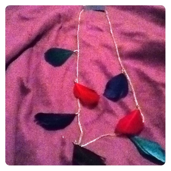 Beautiful feather necklace