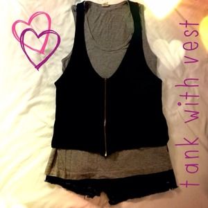 SOLD!! Tank w/vest