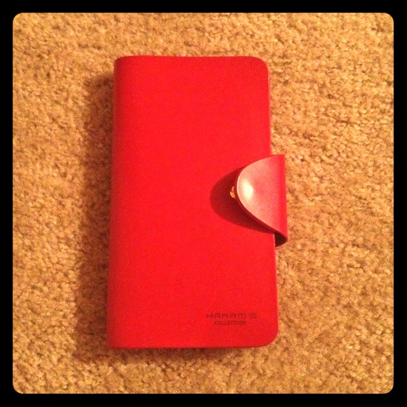 Beautiful red leather wallet!