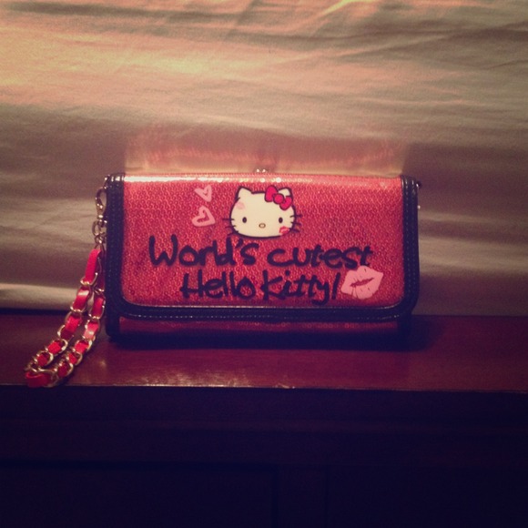 REDUCEDCollectible hello kitty clutch/wallet