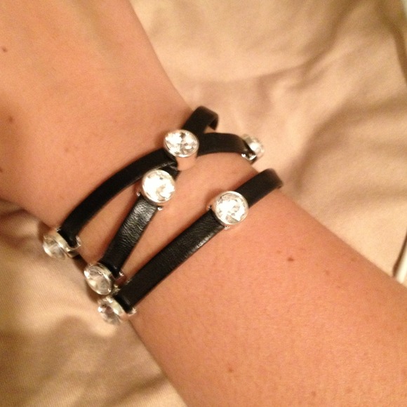 WHBM studded bracelet with toggle clasp