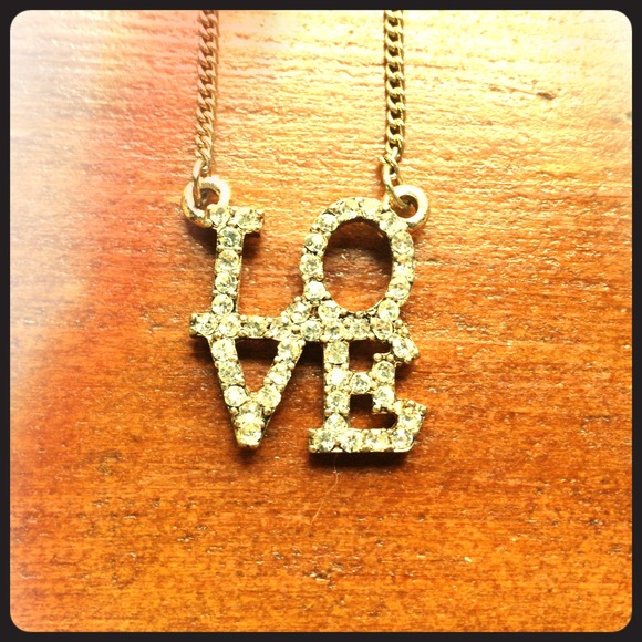 Forever 21 Jewelry - Forever 21 LOVE necklace